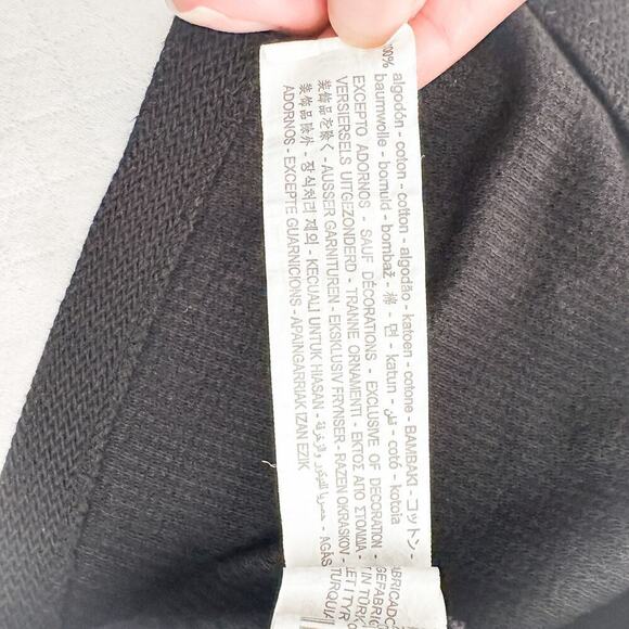 Zara Black Short Sleeve Knit Sweater Size Small - Picture 3 of 4